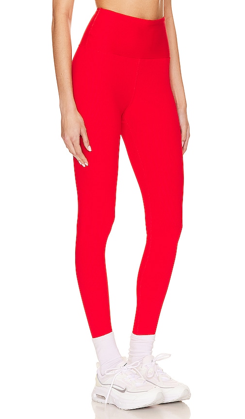 Shop Year Of Ours Ribbed High High Legging In Red