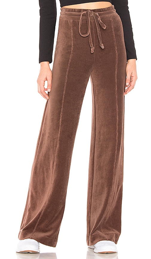 brown warm up pants