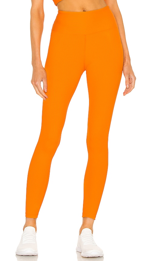 YEAR OF OURS Ribbed High High Legging in Orange