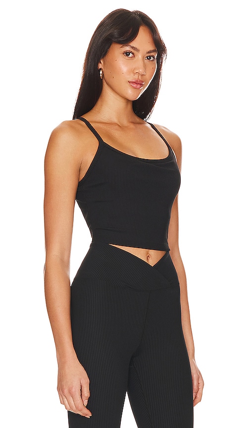 Shop Year Of Ours Ribbed Bralette Tank In Black