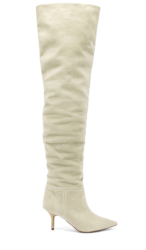 yeezy knee high boots