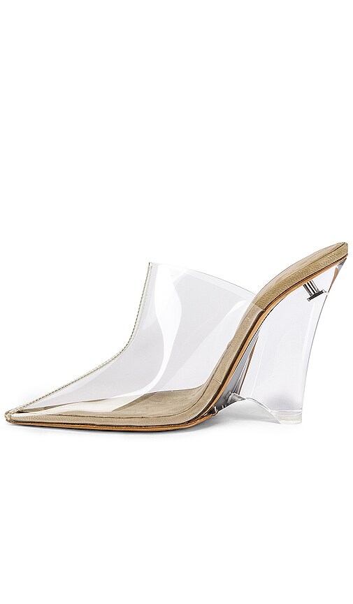 YEEZY SEASON 8 PVC Wedge Mule Pump in 