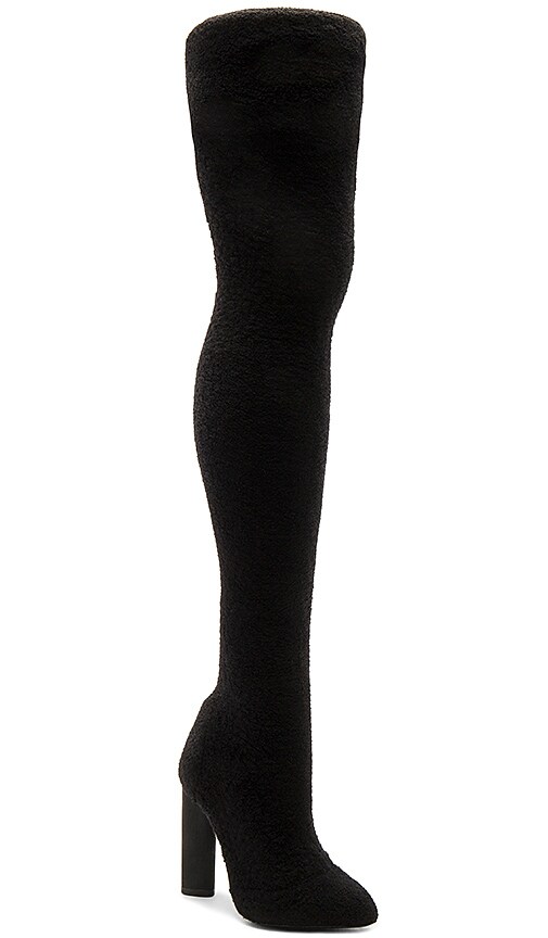 knitted thigh high boots