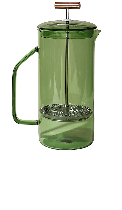 Shop Yield Glass French Press In Verde