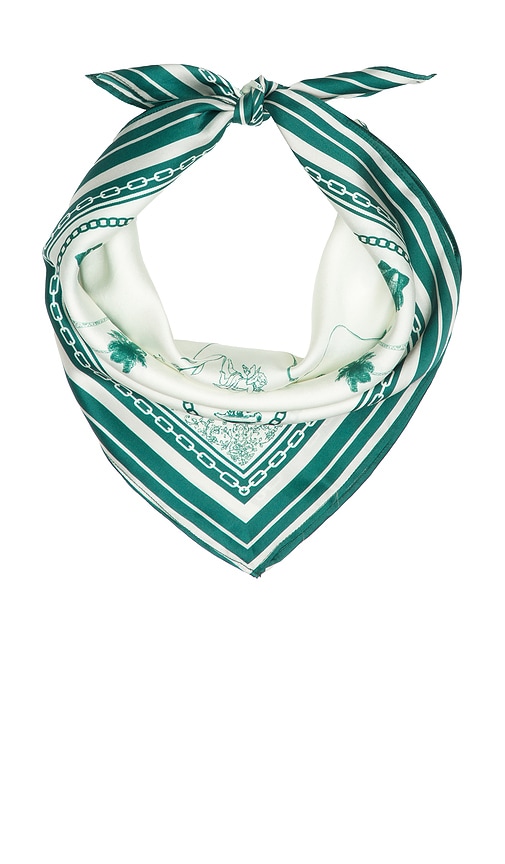 Yellow The Label Old Florida Silk Scarf | Thumbnail 3