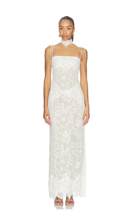 Yellow The Label Talia Lace Dress