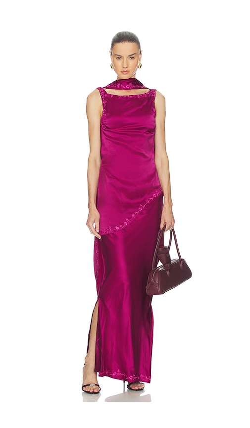 Yellow The Label Nina Silk Dress