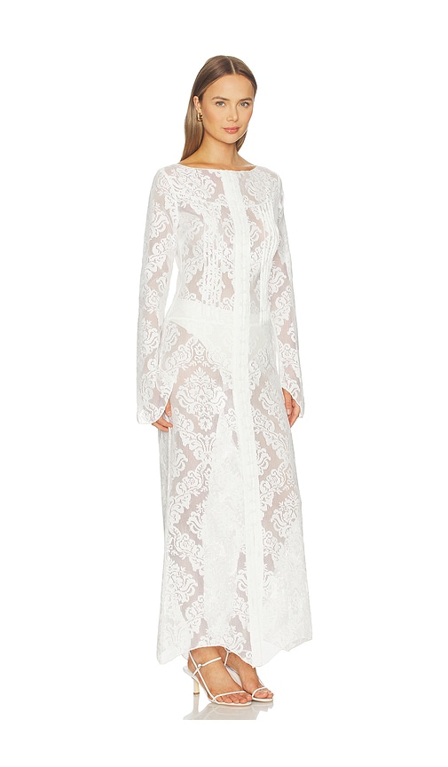 Yellow The Label Kleid Demi In Ivory. Größe S. Also In Xs, M, L, Xl. 
