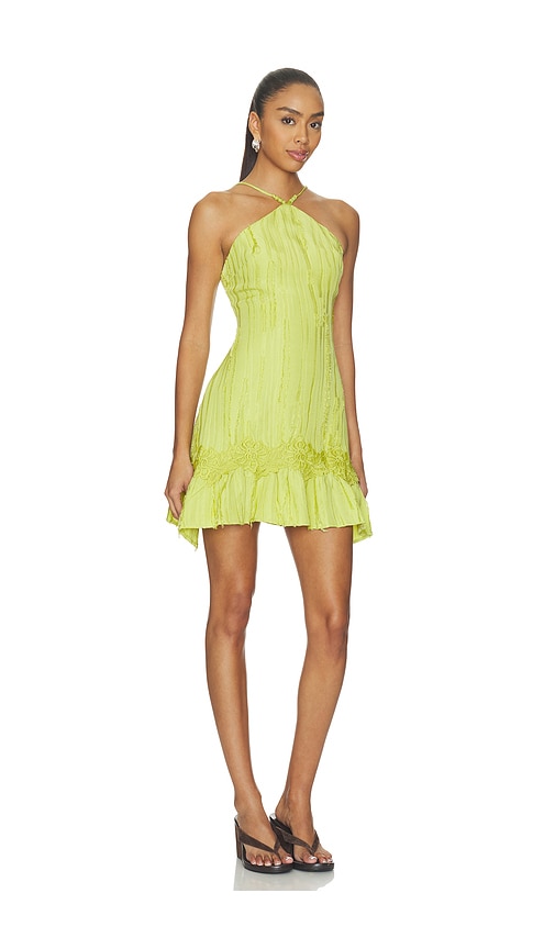 Yellow The Label Banyan Textured Mini Dress | Thumbnail 2 Yellow The Label Banyan Textured Mini Dress | Thumbnail 2