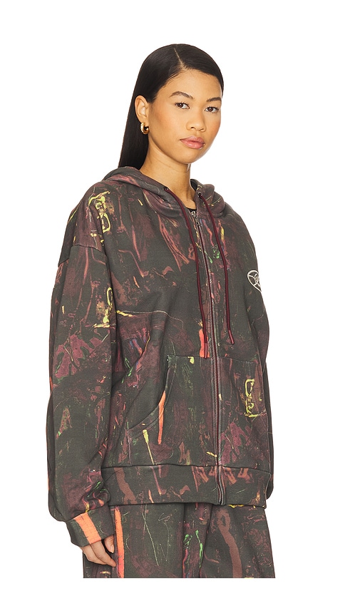 YLLW THE LABEL DAUER ZIP UP HOODIE