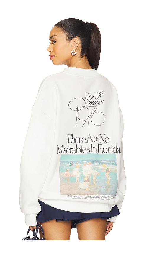Miserables Sweatshirt in White. - size S (also in L, M)