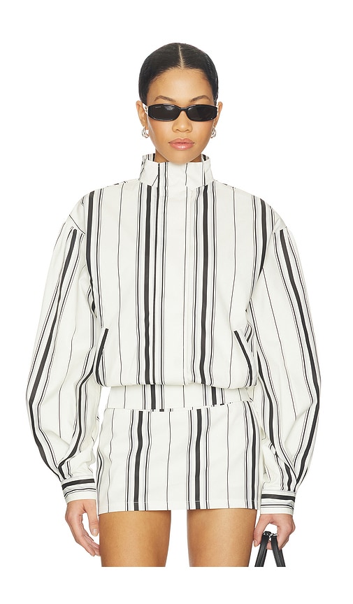 Yellow The Label Stacy Cotton Boxy Jacket