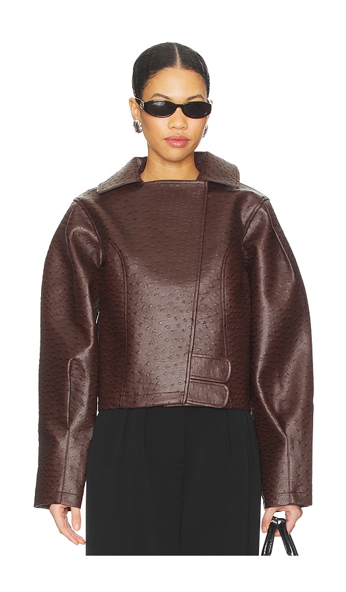 Yellow The Label Oliver Ostrich Jacket