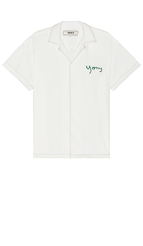 Shop Yony Portrait Shirt Ivo In Ivory