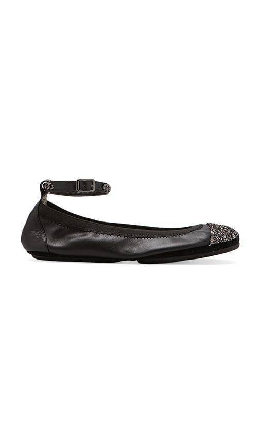 Abbey Two Toned Glitter Flat