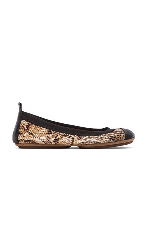 Samantha Embossed Snake Flat