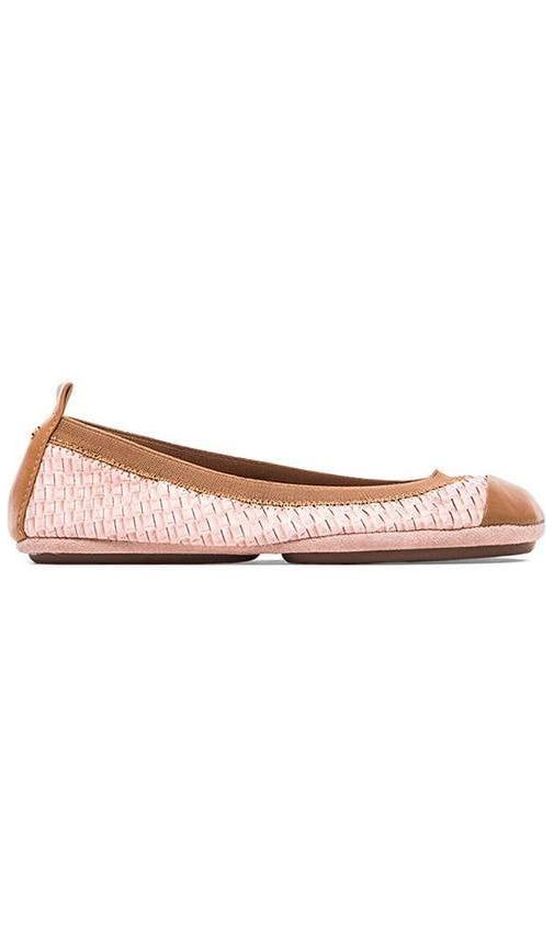 Samantha Burnished Woven Flat
