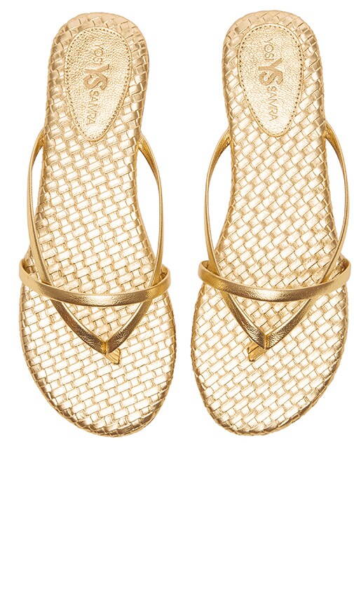 River Burnished Woven Flip Flop