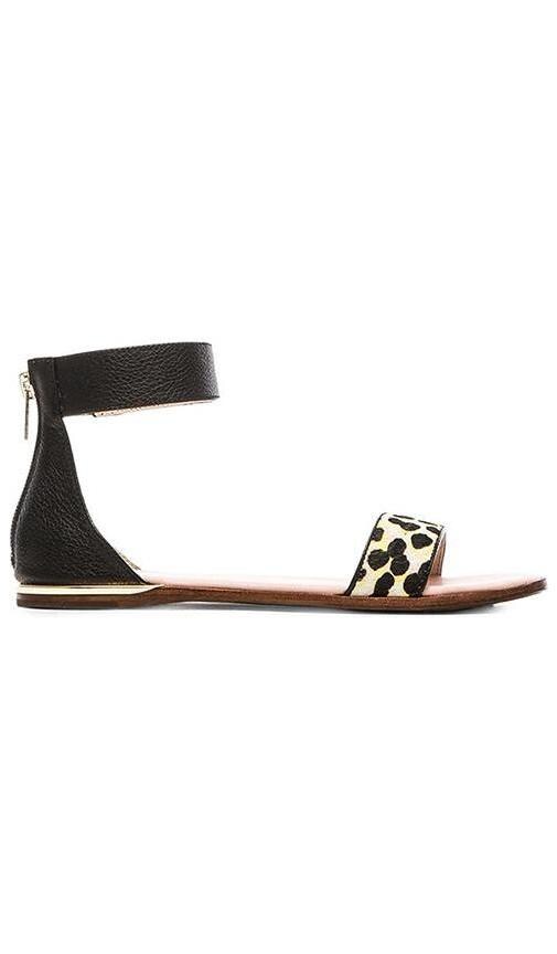 Cambelle Multicolor Calf Hair Sandal