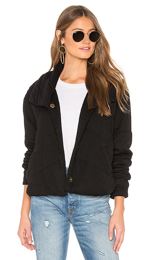 Young, Fabulous & Broke Flurry Jacket in Black