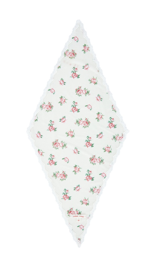  Yuhan Wang Schal Rose Print In Yellow. 