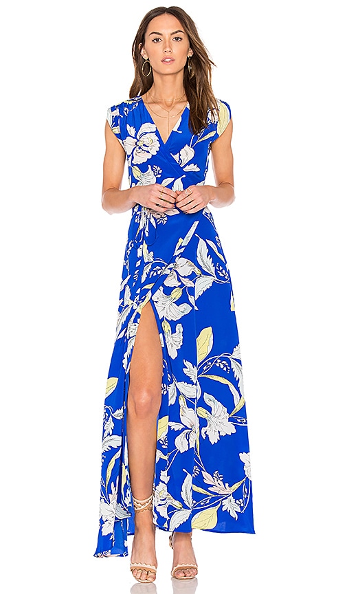 Yumi Kim Swept Away Maxi Dress in Eastern Garden Royal Blue | REVOLVE