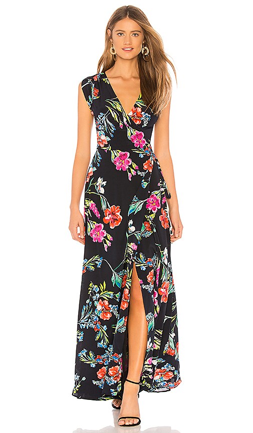 Yumi Kim Swept Away Silk Maxi Dress in Flower Child | REVOLVE