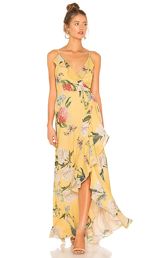 YUMI KIM Floral Meadow Wrap Maxi Dress hotsell