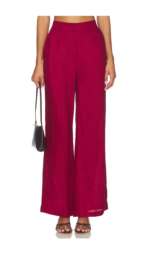 Yumi Kim Bobbi Pant In Burgundy