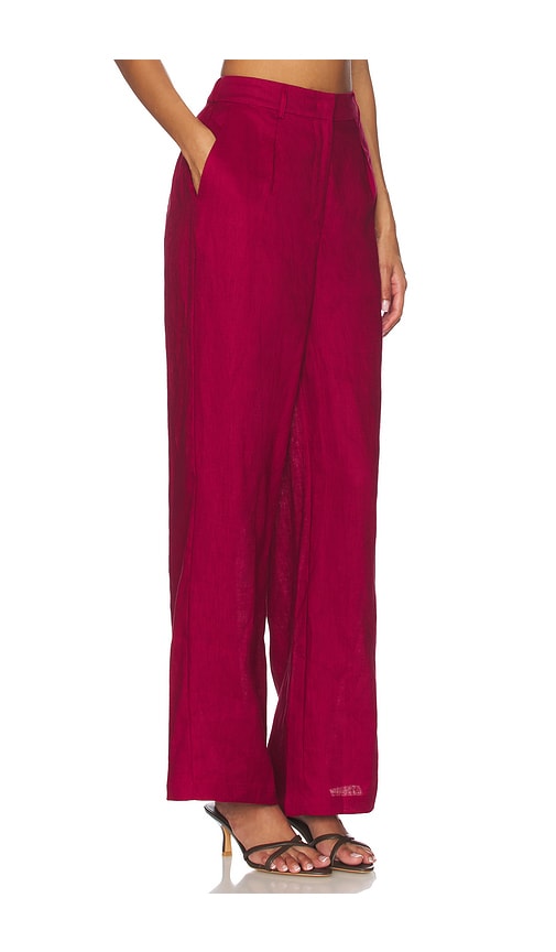 Yumi Kim Bobbi Pant In Burgundy