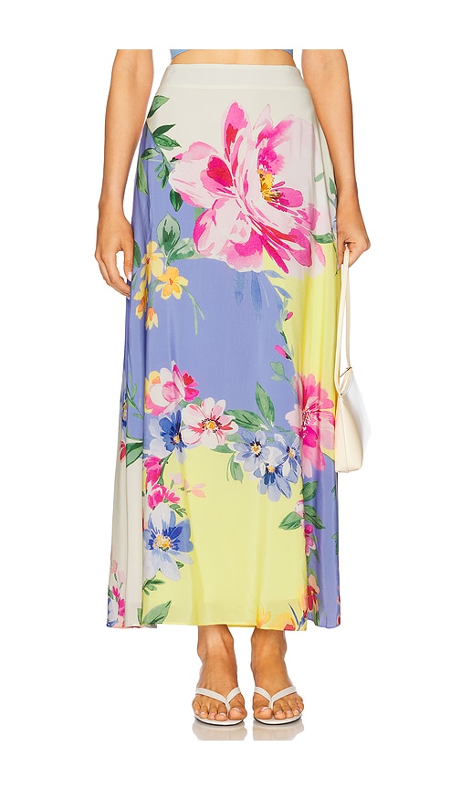 Sicilia Skirt in Lavender,Lemon. - size L (also in M, XL) - Yumi Kim - Modalova