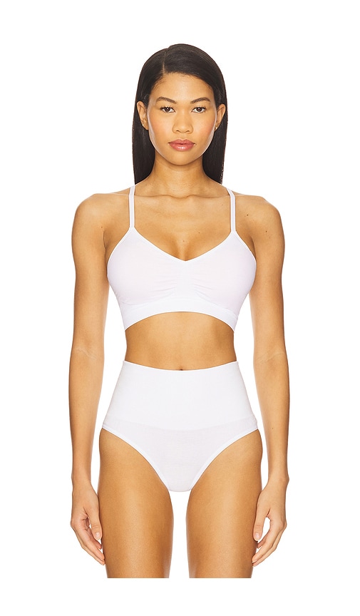 V Neck Bralette in White. - size S/M (also in M/L)