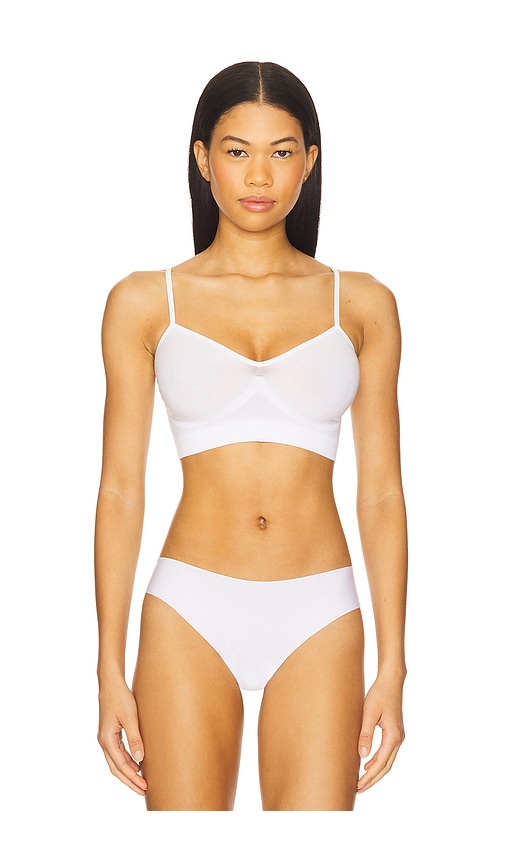 Audrey Unlined Bralette in White. - size S/M (also in M/L)
