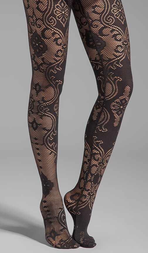 Bernadette Baroque Lace Legwear