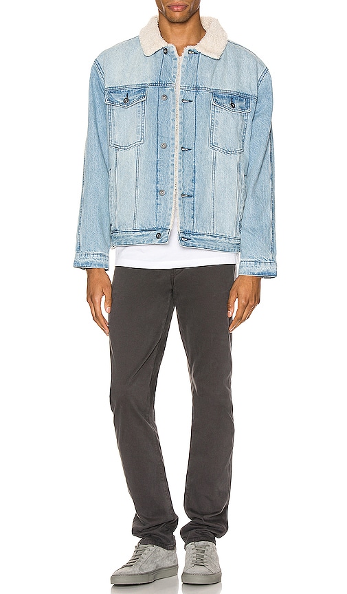 zane warm denim jacket