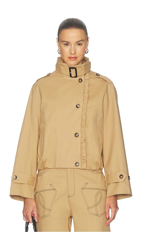 Zemeta Little Wanderer Trench Jacket In Neutral