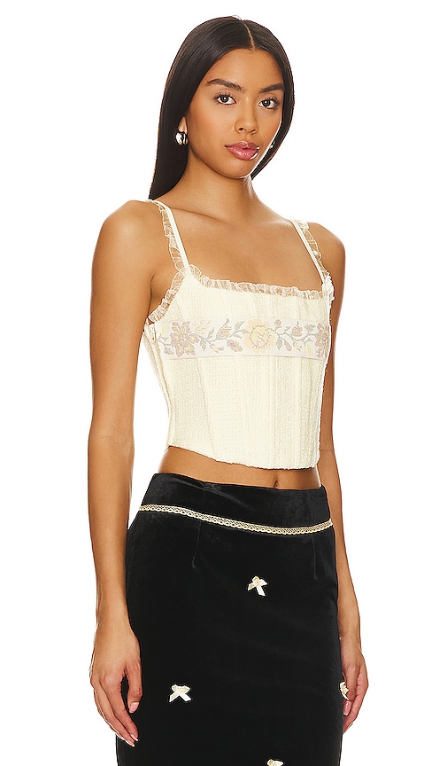 Shop Zemeta Gift Birron Corset In Antique White