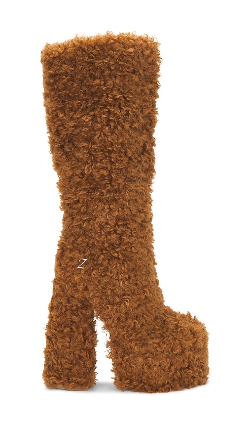 Shop Zemeta Teddy Boots In Brown