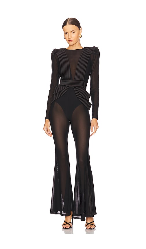 Empty Streets Jumpsuit in Black. - size 8 (also in 0, 10, 12, 2, 4, 6)