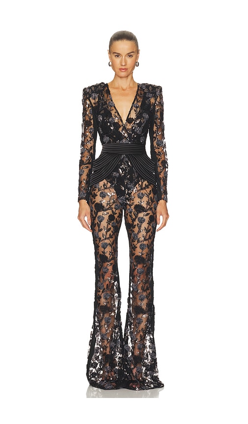 Zhivago COMBINAISON THE SCENT OF ROSES 2 PC JUMPSUIT en Black Taille 10 Also en 2 4 6 8 887 €