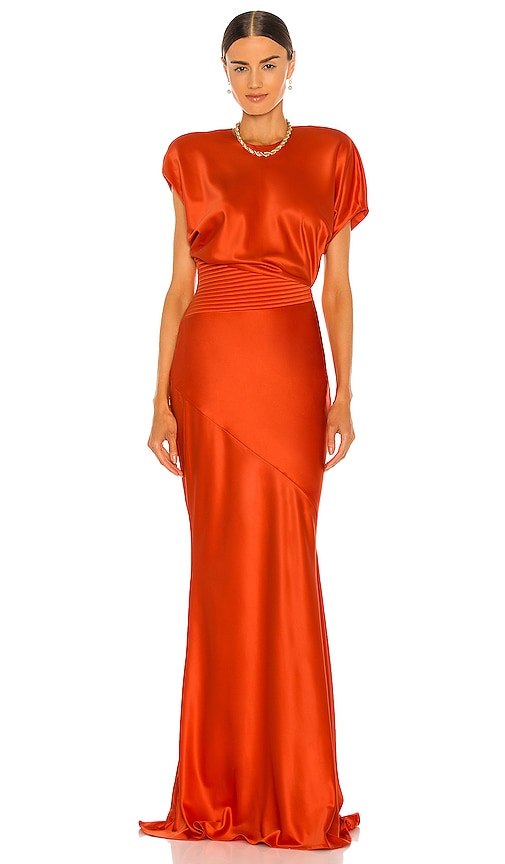 Zhivago Bond Gown in Flame | REVOLVE