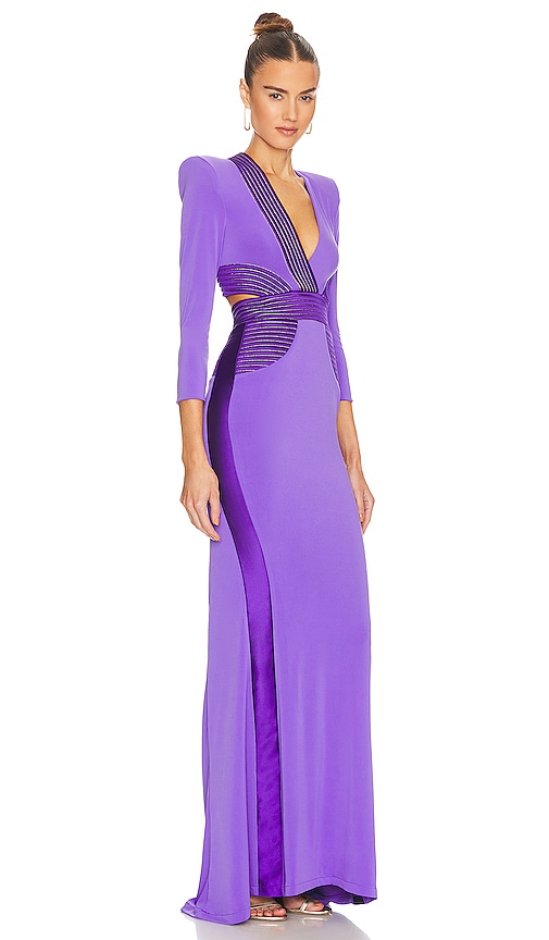 Shop Zhivago Go Your Own Way Gown In Purple