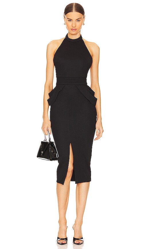 Zhivago Rise Dress in Black