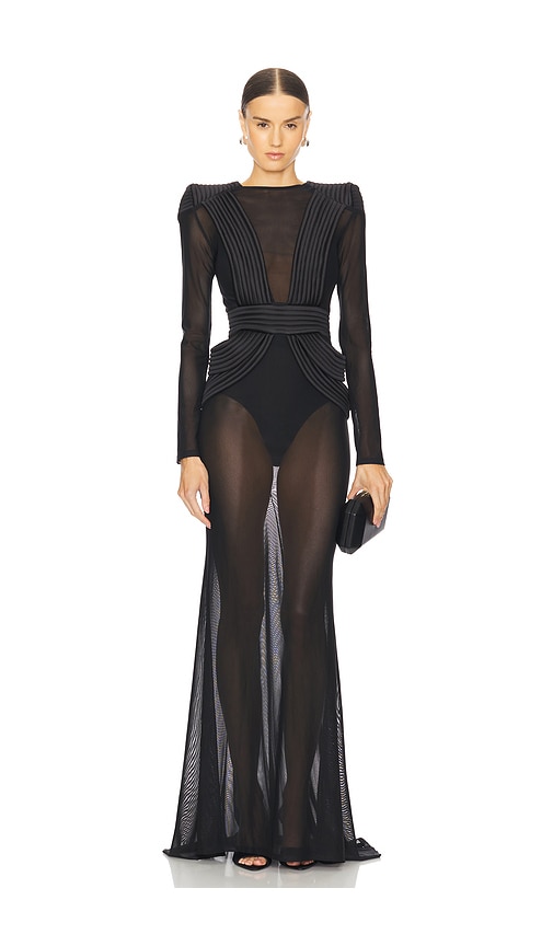 Empty Streets Gown in Black. - size 6 (also in 10, 2, 4, 8)