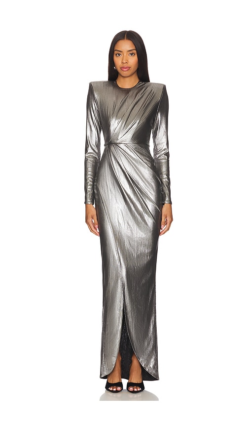 Shop Zhivago I Am The Business Gown In Gunmetal