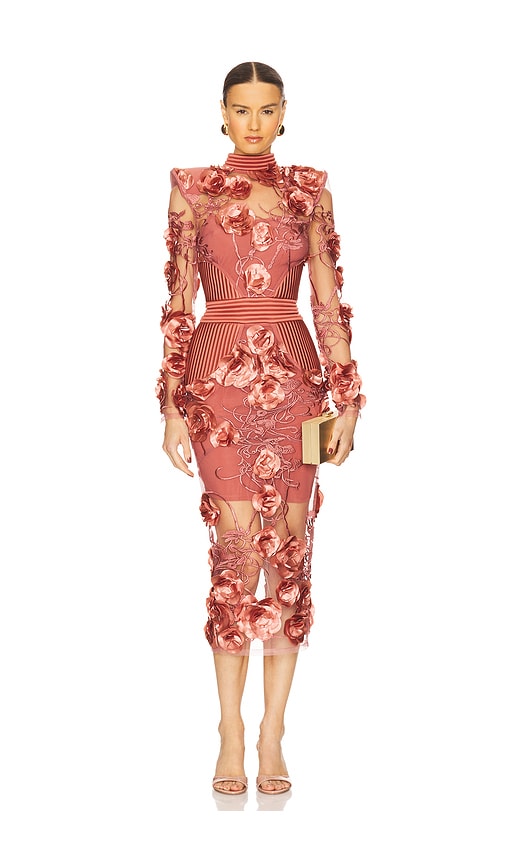 Vendetta Dress in Rose. - size 8 (also in 0, 10, 12, 2, 4, 6)