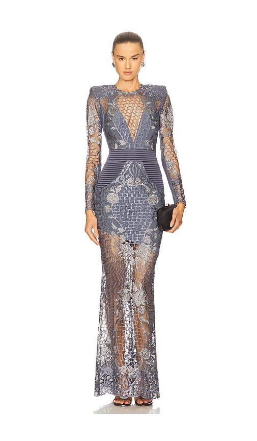 Zhivago Echo Gown In Gray