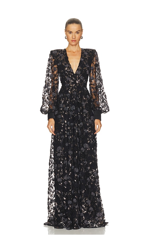 Zhivago ROBE MAXI DEAR HEART en Black. Taille 6. Also en 2, 4, 8.