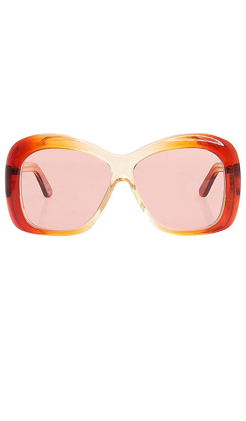 Zimmermann Rhythmic Square Sunglass in Saffron | REVOLVE display picture 2