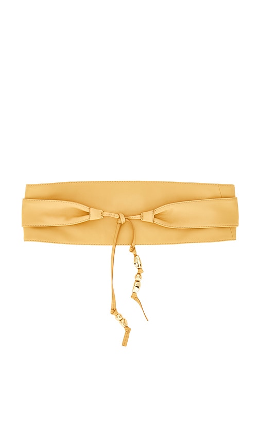 Zimmermann Foam Pebbles Wrap Belt In Sand